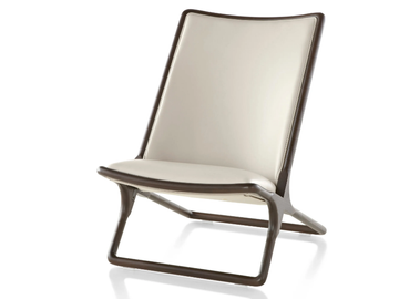 SCISSOR - Leather armchair by Herman Miller - view 3